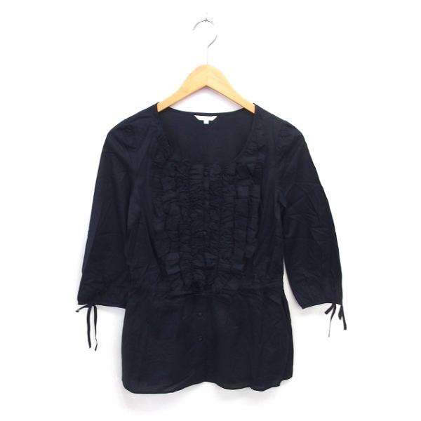 トゥービーシック TO BE CHIC チュニック ブラウス フリル リボン 薄手 