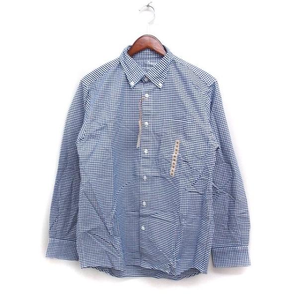 未使用品 無印良品 良品計画 タグ付き ボタンダウン 長袖 シャツ