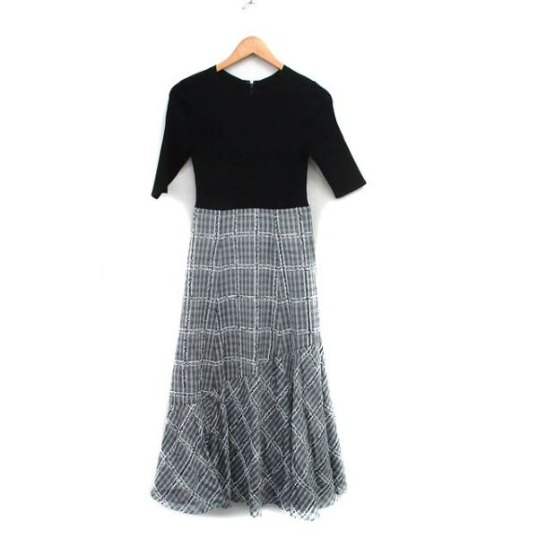 ジャスグリッティー JUSGLITTY ワンピース ロング 五分袖 コットン