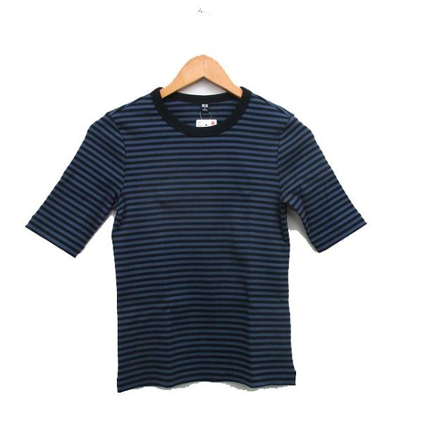 ユニクロ（UNIQLO） タグ付き カットソー Tシャツ 半袖 コットン 