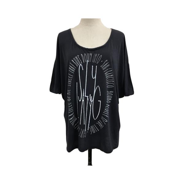 スライ ラング SLY LANG Tシャツ カットソー プルオーバー Uネック 