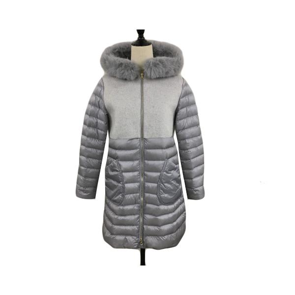 ドゥクラッセ DoCLASSE コート ダウン ロング ジップアップ フード