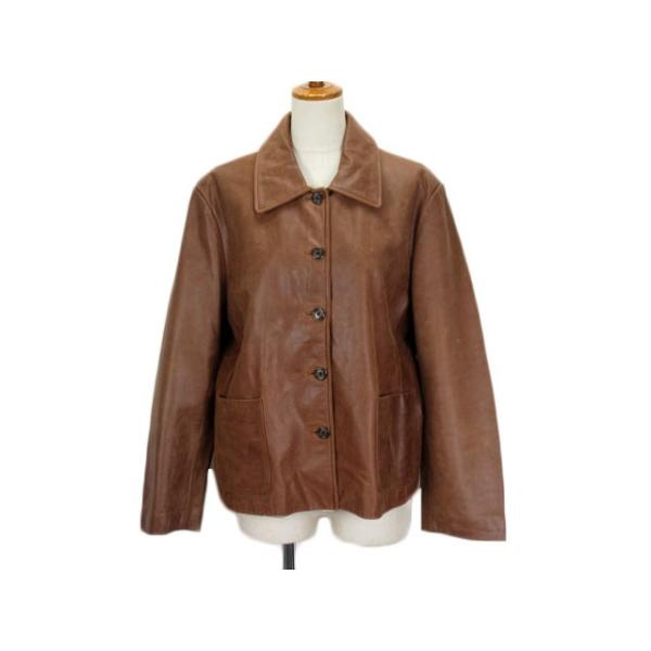 エディーバウアー EDDIE BAUER ジャケット ステンカラー レザー エディーバウアー EDDIE BAUER ジャケット ステンカラー レザー