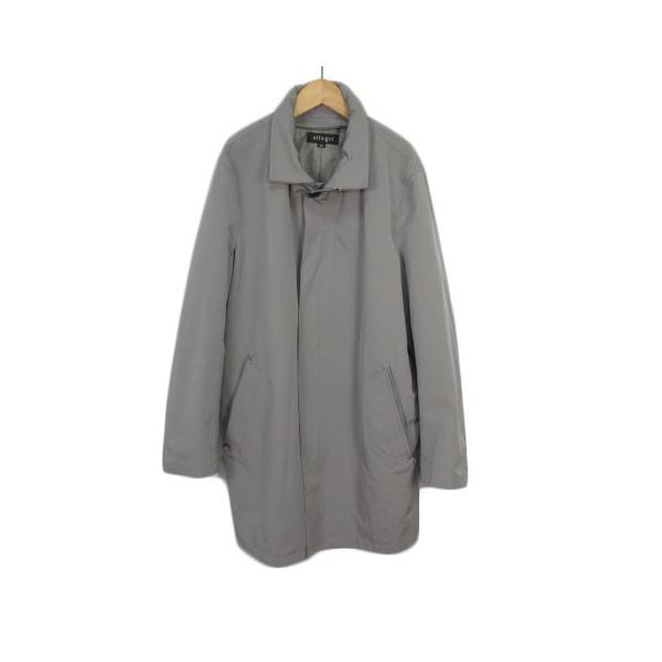 アレグリ allegri コート ステンカラー フード 48 グレー メンズ