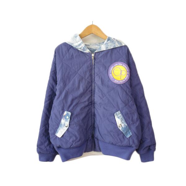 【中古】オーシャンパシフィック OCEAN PACIFIC ビンテージ ジャケット リバーシブル 中綿 紫 パープル 青 メンズ オーシャンパシフィック OCEAN PACIFIC ビンテージ ジャケット