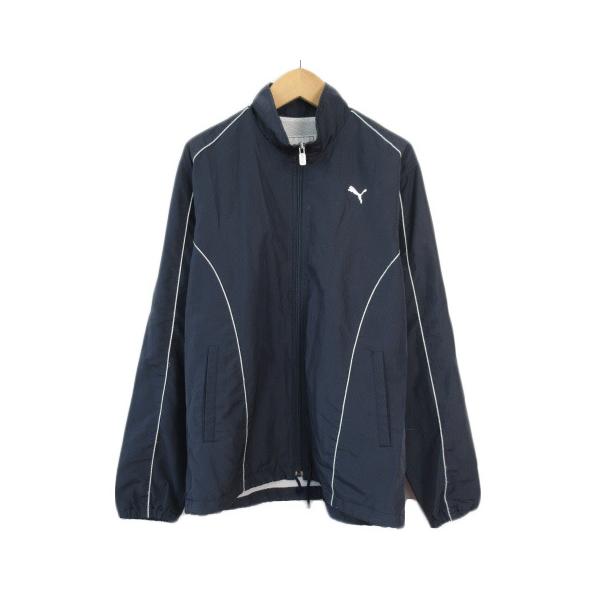 PUMA ドット柄ウィンドブレーカー PUMAウインドブレーカー 裏地メッシュ ドット柄 ナイロン