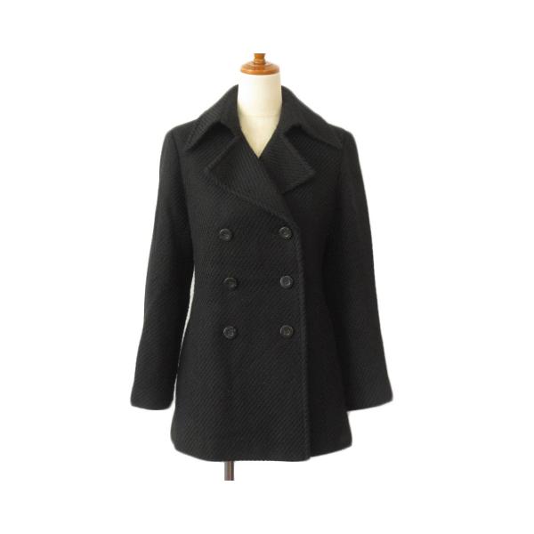 新品⭐ノーカラーコート⭐36(S)黒 フォーマル対応 取り外し可能ライナー付き ステンカラーコート