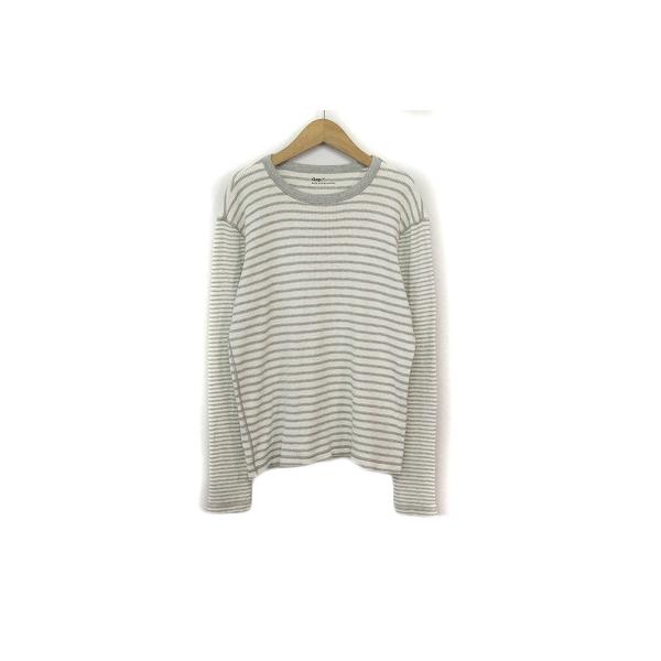 GAP（ギャップ） カットソー Tシャツ ボーダー サーマル ワッフル M