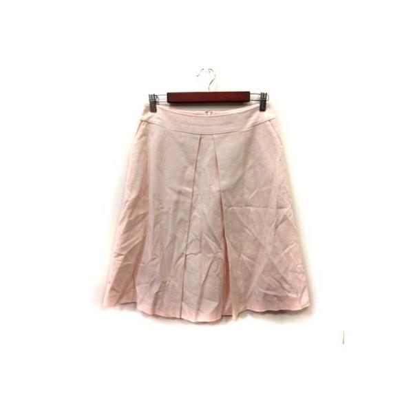 ストラスブルゴ STRASBURGO フレアスカート ミモレ ロング ツイード 38