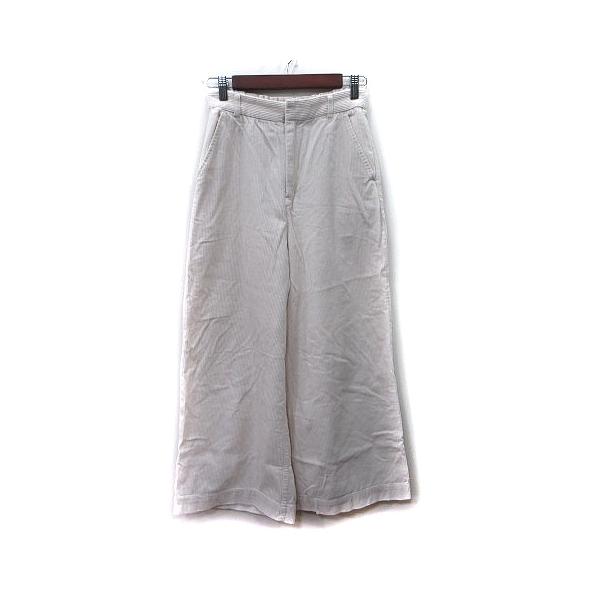 yonfa ヨンファ　コーデュロイパンツ ホワイトXS カットコーデュロイストレートワイドパンツ【WEB先行販売