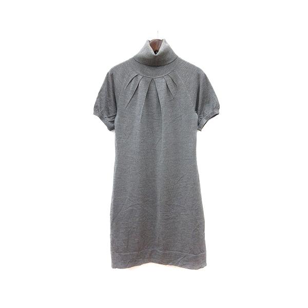 theory セオリー Theory ワンピース ニット ミニ タートルネック