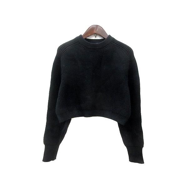 ZARA ザラ ニット セーター 長袖 S 黒 ブラック /MN レディース ZARA ザラ ニット セーター 長袖 S 黒 ブラック /MN レディース