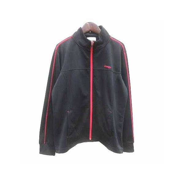 ケイパ Kaepa.ジャケット ジャージ ジップアップ 長袖 LL 黒 ブラック /YK レディース【表記サイズ】LL【実寸サイズ】肩幅：約40.5cm　身幅：約53cm　袖丈：約57.5cm　着丈：約60.5cm　　【素材】本体 ポリエス...