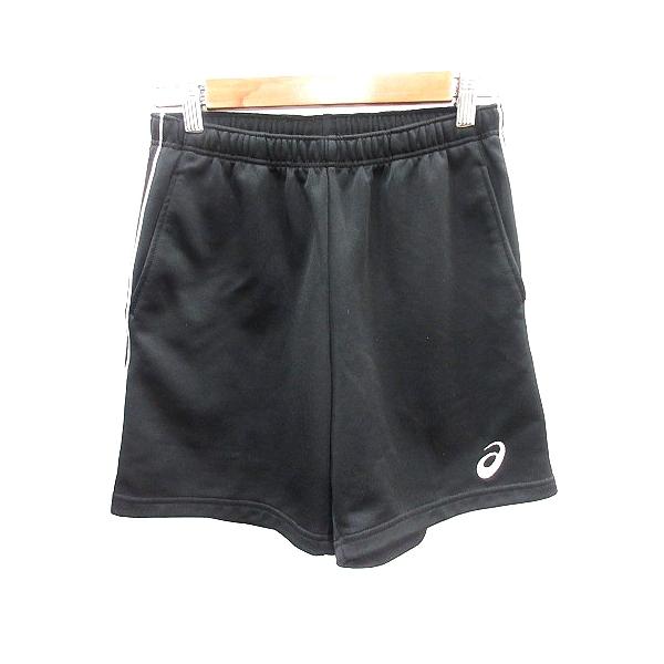 アシックス asics ショートパンツ ジャージ 刺繍 O XL 黒 ブラック /AU ●RY レディース【ブランド】アシックス asics【表記サイズ】O（日本サイズXL程度）【実寸サイズ】ウエスト：約60cm　もも幅：約30cm　裾幅：...