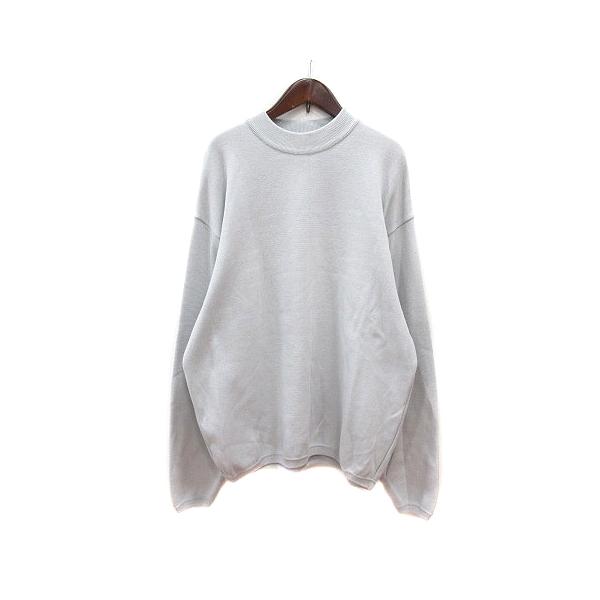 リドム LIDNM ニット セーター ハイネック 長袖 M ライトグレー /MN