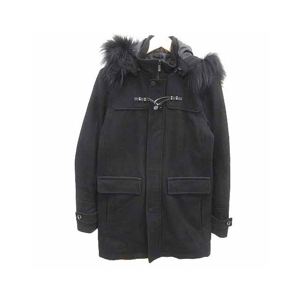 レノマ renoma HOMME ダッフルコート ジップアップ フード フォックス