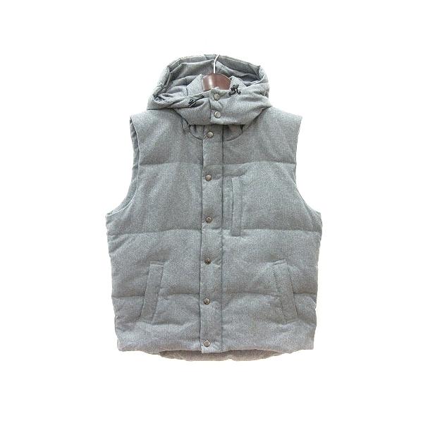 GLOBAL WORK（グローバルワーク） ダウンベスト フード L グレー /MN