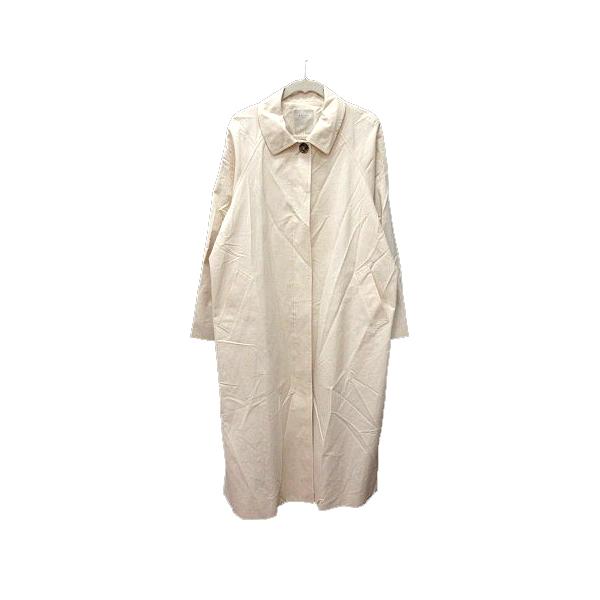 ビーミングバイビームス B:MING LIFE STORE by BEAMS ステンカラーコート ロング 総裏地 S 白 アイボリー /MN レディース