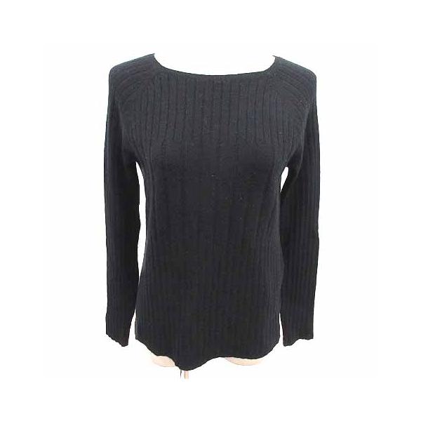 theory（セオリー） ニット カットソー 長袖 カシミヤ S 黒 ブラック
