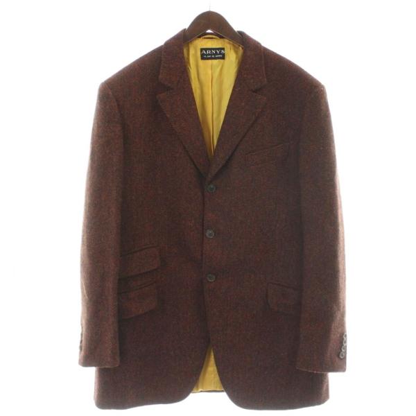 【中古】アルニス ARNYS ヴィンテージ ヘリンボーン テーラードジャケット シングル 総裏地 センターベンツ 本切羽 アルニス ARNYS ヴィンテージ ヘリンボーン テーラードジャケット
