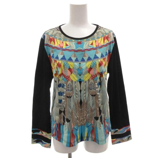 レオナールスポーツ LEONARD SPORT カットソー 42 青 ブルー ラウンド