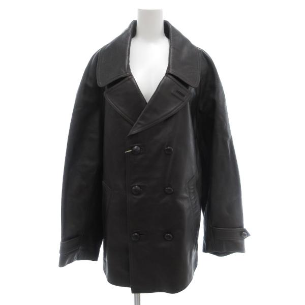 MARGARET HOWELL ブラック ウールピーコート MARGARET HOWELL（マーガレットハウエル） 未使用品 タグ付き