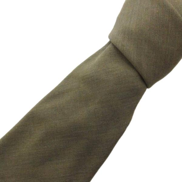 未使用品 ATTO VANNUCCI タグ付き ネクタイ レギュラータイ ビジネス カーキ /FF ■GY62 メンズ