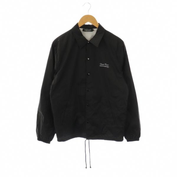 【中古】アンダーカバー UNDERCOVER ジャケット ブルゾン ロゴ ステンカラー S 黒 白 N9205 /CX ■GY53 メンズ vectorpremium_201-802510100035