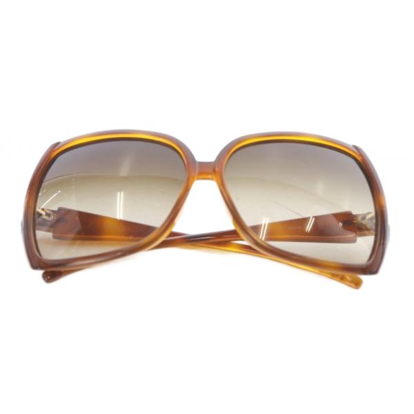 【中古】ドルチェ&ガッバーナ ドルガバ サングラス グラデーション ロゴ 62□12 135 茶色 /SR ■GY57 レディース DOLCE&GABBANA（ドルチェ & ガッバーナ） ドルガバ サングラス