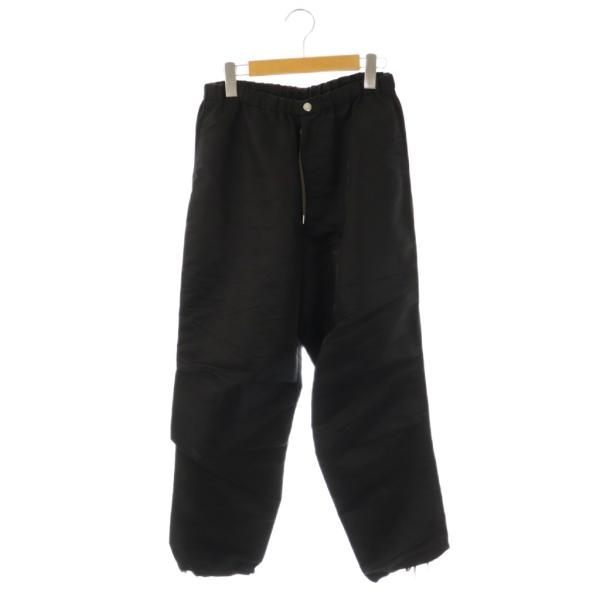 【中古】タナカ TANAKA ナイロンパンツ ジップデザイン S ブラック グレー /ES ■GY57 メンズ タナカ TANAKA ナイロンパンツ ジップデザイン S ブラック グレー /ES