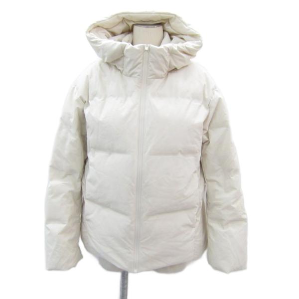 ユニクロ（UNIQLO） ダウンジャケット ミドル丈 フード付き M オフ