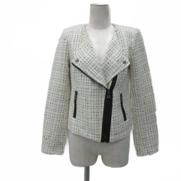 バナナリパブリック BANANA REPUBLIC ライダースジャケット ミドル丈