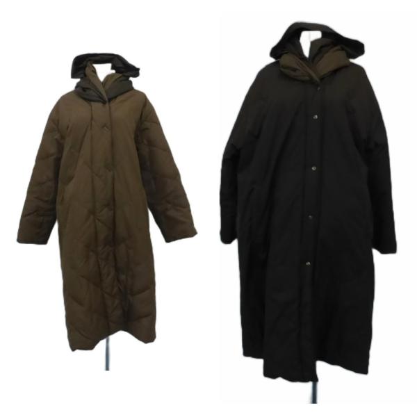 チュマンドール chumandor ダウンコート リバーシブル L ダーク