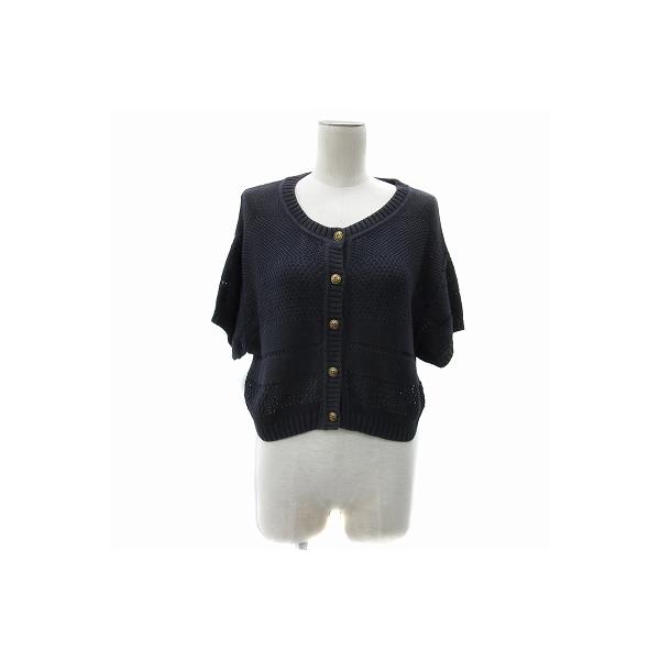 新品 バーバリーブルーレーベル 半袖カーディガン 2026年最新】BURBERRY BLUE LABEL 素材：コットン レディース 半袖