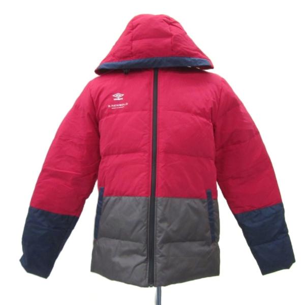 アンブロ × アールニューボールド ダウンジャケット O レッド 赤