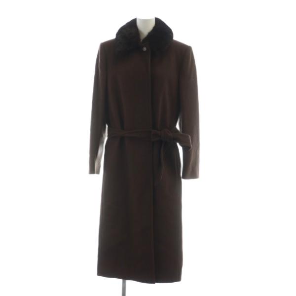 アクアスキュータム AQUASCUTUM ステンカラーコート ロング 長袖 総