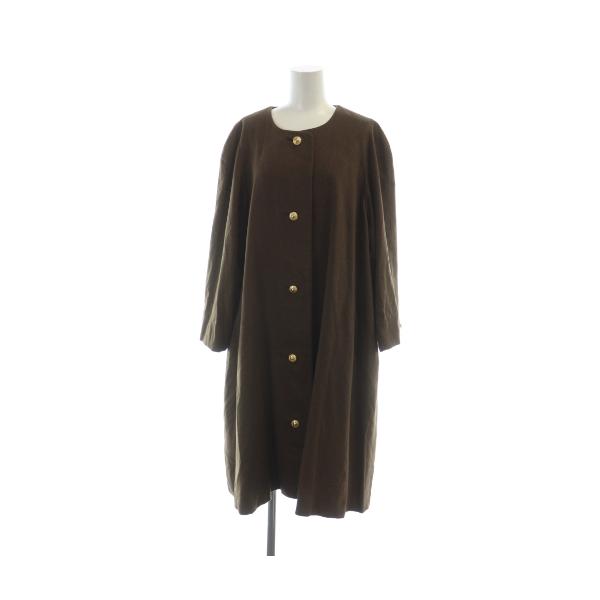 ロロピアーナ Loro Piana イタリア製 カシミヤ100％ ノーカラー ロング