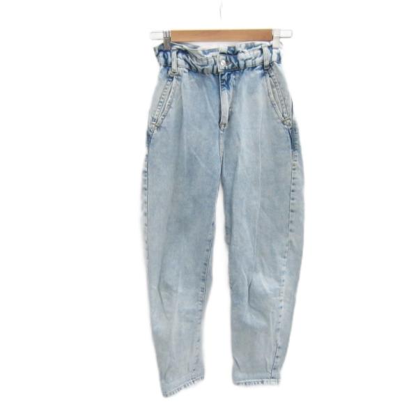 ZARA（ザラ） デニムパンツ ジーンズ テーパードパンツ アンクル丈 32