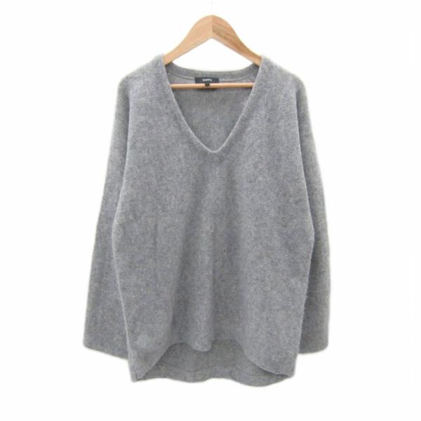theory（セオリー） ニット セーター Vネック 長袖 カシミヤ S グレー