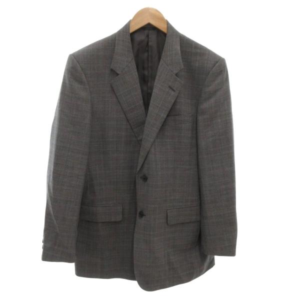 ピエールカルダン Pierre Cardin テーラードジャケット グレー Vネック 