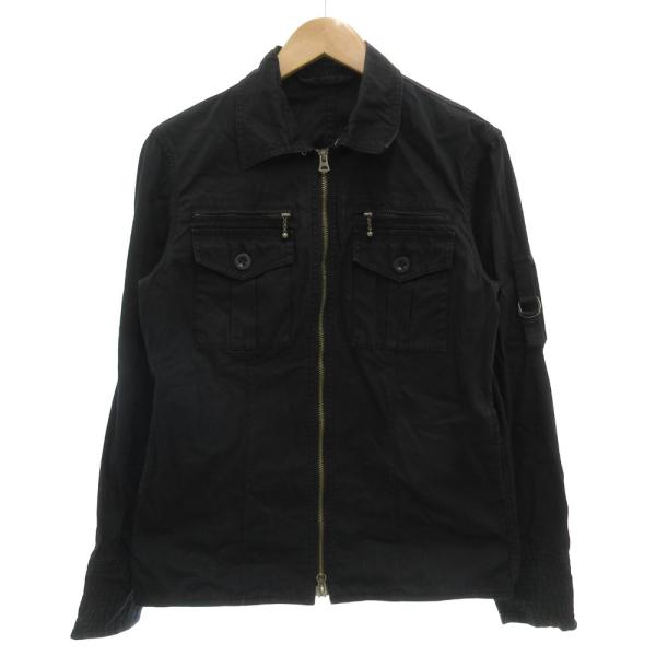 シップスジェットブルー SHIPS JET BLUE ジャケット ブルゾン M 黒