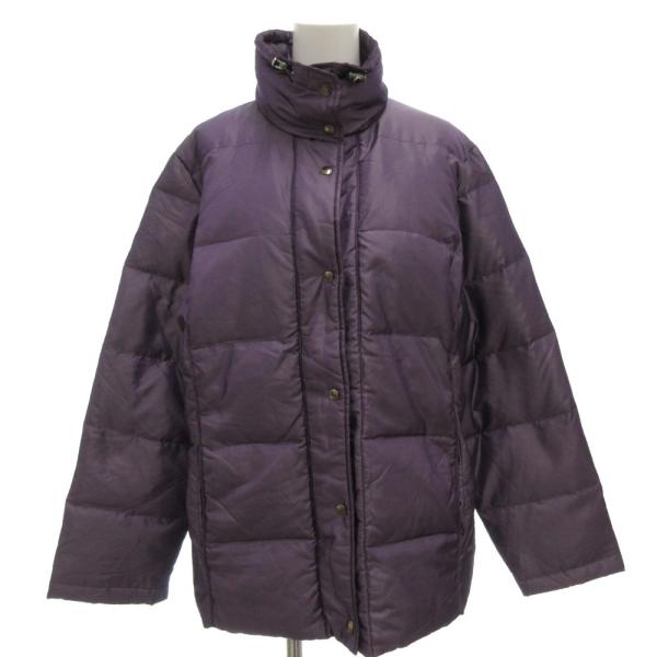 マンシングウェア MUNSINGWEAR ダウンジャケット ジップアップ L 紫