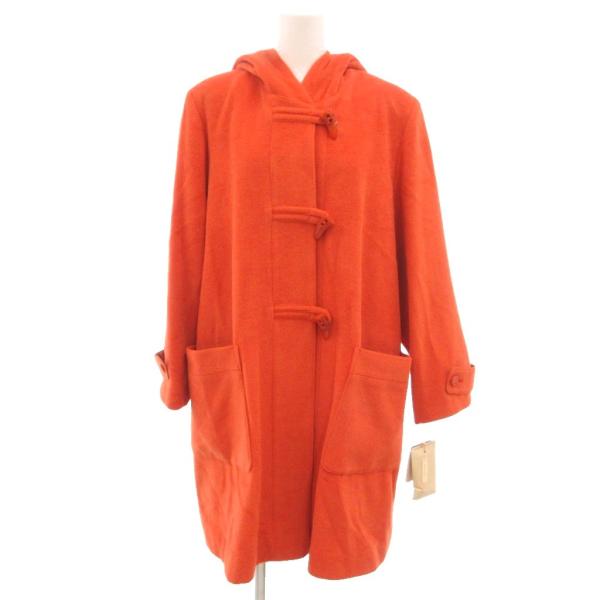 ●未使用タグ付き●MEGMIURA・メグミウラ●ダッフルコート●赤色・36サイズ 未使用品 CHIKAGE タグ付き ダッフルコート アンゴラ M オレンジ