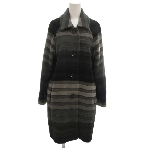 オットー OTTO Collection ステンカラーコート ミドル丈 M グレー /SJ ■GY59 レディース