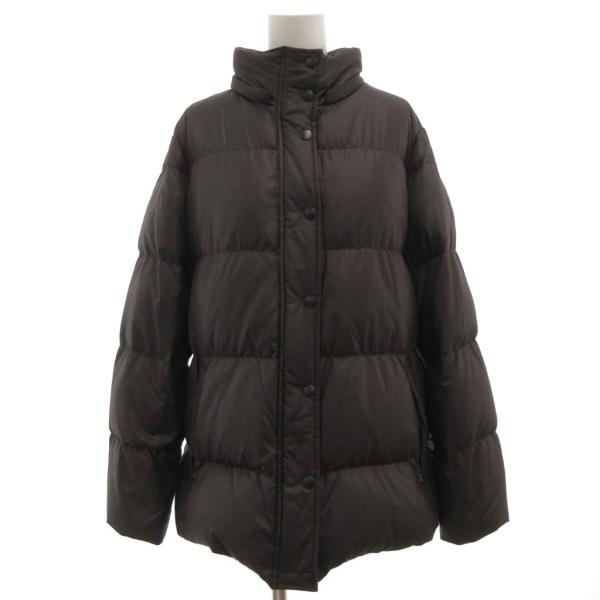 ユニクロ（UNIQLO） ダウンジャケット XL ブラウン 無地 スタンド