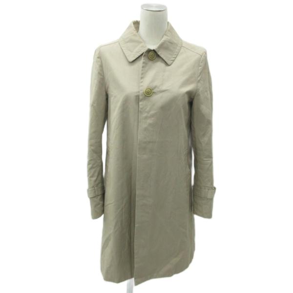 メルローズ MELROSE ステンカラーコート ロング丈 3 ベージュ /SM10 ■GY58 レディース