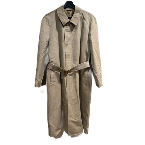 ダーバン D`URBAN コート ロング ベルト 茶 ブラウン 45 □GY58 メンズ