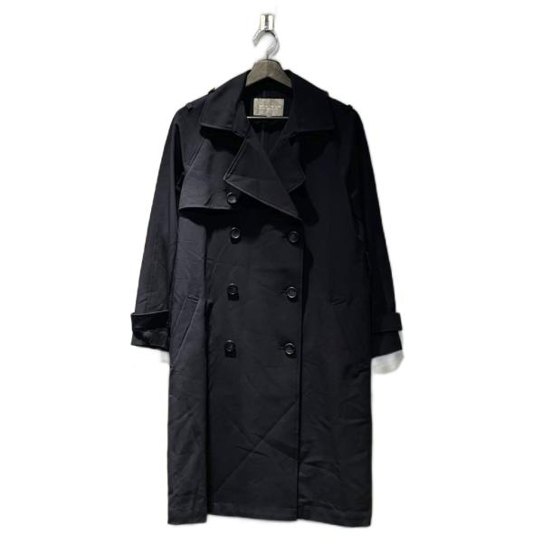 ユナイテッドアローズ A DAY IN THE LIFE UNITED ARROWS ステンカラーコート ミドル丈 36 紺 ネイビー ■GY58 レディース