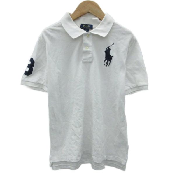 ポロ ラルフローレン POLO RALPH LAUREN ポロシャツ 半袖  L 14-16 白 ビッグポニー /SY46 ■GY61 男の子 キッズ【ブランド】ポロ ラルフローレン POLO RALPH LAUREN【表記サイズ】L（14...
