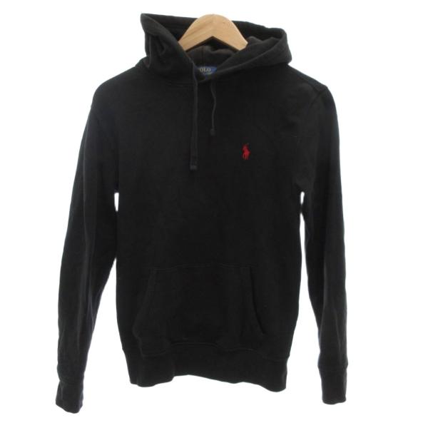 ポロ ラルフローレン POLO RALPH LAUREN パーカー フーディー S 黒